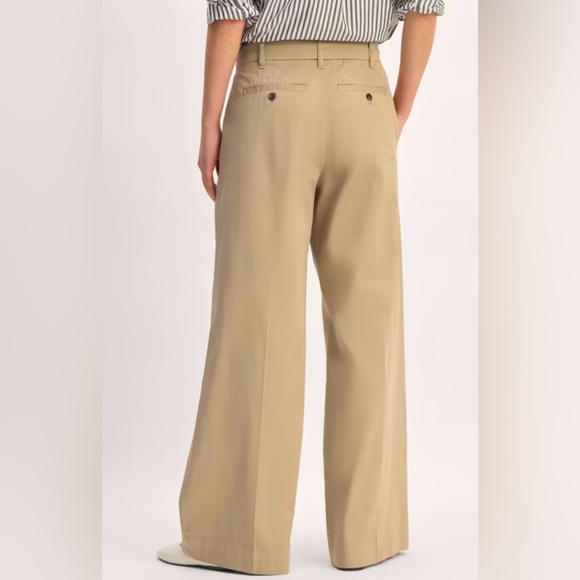 Everlane The Pleated Wide Leg Chino - Picture 3 of 7